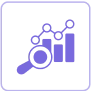 Predictive analytics icon for AI-driven sales forecasting