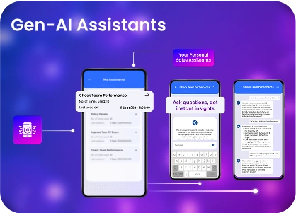 Generative AI assistants technology icon